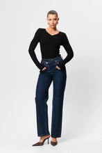 Load image into Gallery viewer, Mossman Sedona Top - Black Apparel > Women > Clothing > Tops > Long Sleeve Tops > Ribbed Jersey Tops > Mossman Hyde Boutique