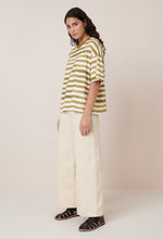 Load image into Gallery viewer, Kowtow Oversized Boxy Tee - Brushstroke Stripe Hyde Boutique