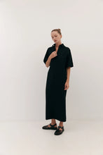 Load image into Gallery viewer, Harris Tapper Long Polo Dress - Black Apparel > Women > Clothing > Dresses > Midi Dresses > Harris Tapper Hyde Boutique