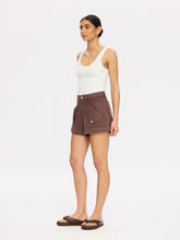 Load image into Gallery viewer, Kivari Celene Denim Short - Chocolate