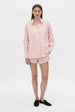 Load image into Gallery viewer, Camilla and Marc Jenie Stripe Shirt - Light Rose Stripe Coming Soon Hyde Boutique