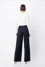 Load image into Gallery viewer, Mossman Vanderbilt Pant - Navy Pinstripe Hyde Boutique
