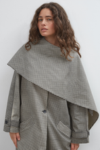 Load image into Gallery viewer, Commonplace Lady Gingham Trench - Black/White Hyde Boutique