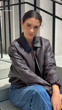 Load image into Gallery viewer, Stories Be Told Troupe Bubble Hem Jacket Apparel > Women > Clothing > Jackets > Faux Leather Jackets > Bubble Hem Jackets > Stories Be Told Hyde Boutique
