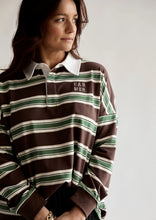 Load image into Gallery viewer, FAR MER. by Whitney Jersey - Green/Choc Hyde Boutique