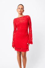 Load image into Gallery viewer, Mossman Laced In Love Mini Dress - Red Hyde Boutique