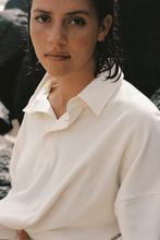 Load image into Gallery viewer, Commonplace Terry Toweling Pullover - Vanilla Hyde Boutique