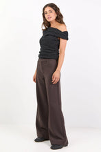 Load image into Gallery viewer, Stories Be Told Fierce Low Rise Stretch Wide Leg - Chocolate