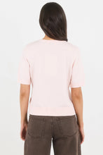 Load image into Gallery viewer, Stories Be Told Cashmere Blend Edition Knit Tee - Blush Apparel > Women > Clothing > Tops > T-shirts > Ivy Jack Hyde Boutique