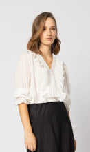 Load image into Gallery viewer, Drama The Label Amelia Blouse - Natural Stripe Hyde Boutique