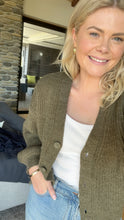Load image into Gallery viewer, Drama The Label Taffy Cardi - Olive Green