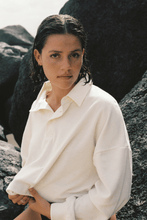 Load image into Gallery viewer, Commonplace Terry Toweling Pullover - Vanilla Hyde Boutique
