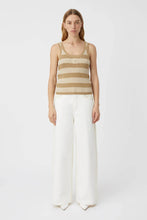 Load image into Gallery viewer, Camilla & Marc Uni Knit Tank - Tan/Cream Hyde Boutique