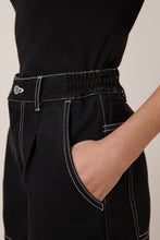 Load image into Gallery viewer, Kowtow Outline Shorts - Black Denim Hyde Boutique