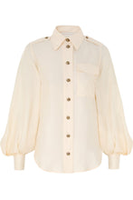 Load image into Gallery viewer, Zimmermann Utility Shirt - Cream Hyde Boutique