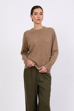 Load image into Gallery viewer, Marlow Cashmere Crew - Nutmeg Hyde Boutique