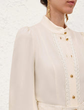 Load image into Gallery viewer, Zimmermann Trim Utility Blouse - Cream Apparel > Women > Clothing > Shirts & Tops > Shirts > Button-Up Shirts > Zimmermann Hyde Boutique