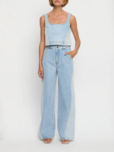 Load image into Gallery viewer, Kivari Carla Denim Jean - Two Tone Wash Hyde Boutique
