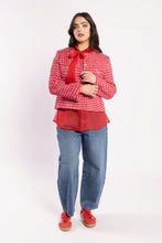 Load image into Gallery viewer, Drama The Label Seine Blazer - Pink Herringbone Hyde Boutique