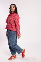 Load image into Gallery viewer, Drama The Label Seine Blazer - Pink Herringbone Hyde Boutique
