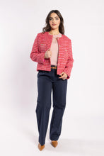 Load image into Gallery viewer, Drama The Label Seine Blazer - Pink Herringbone Hyde Boutique