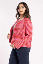 Load image into Gallery viewer, Drama The Label Seine Blazer - Pink Herringbone Hyde Boutique