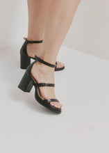 Load image into Gallery viewer, Chaos & Harmony Tower Heel - Black
