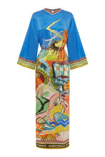 Load image into Gallery viewer, Alémais Lucky Pace Silk Midi Dress - Multi Apparel > Women > Clothing > Dresses > Midi Dresses > Alémais Hyde Boutique