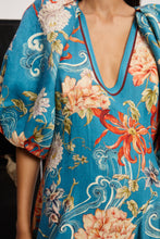 Load image into Gallery viewer, Alémais Fletcher Midi Dress - Blue Apparel > Women > Clothing > Dresses > Midi Dresses > Alémais Hyde Boutique