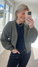 Load image into Gallery viewer, Drama The Label Taffy Cardi - Olive Green Hyde Boutique