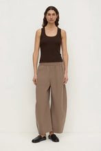 Load image into Gallery viewer, Assembly Label Elaine Washed Cotton Pant - Dark Sand