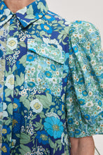 Load image into Gallery viewer, Alémais Sacha Shirtdress - Blue Apparel > Women > Clothing > Dresses > Shirt Dresses > Alémais Hyde Boutique