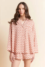 Load image into Gallery viewer, Papinelle x Karen Walker Monogram Tiles LS Boxer PJ - Rose