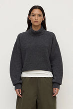 Load image into Gallery viewer, Assembly Label Paris Wool Cashmere Knit Turtleneck - Charcoal Marle Hyde Boutique