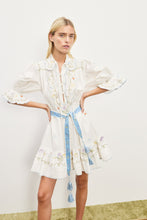 Load image into Gallery viewer, Alemais Giulia Embroidered Mini Dress - Cream Apparel > Women > Clothing > Dresses > Mini Dresses > Alémais Hyde Boutique
