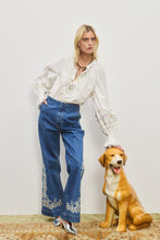 Load image into Gallery viewer, Alemais Jacones Flare Denim Jean - Indigo Hyde Boutique