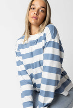 Load image into Gallery viewer, Clementine Candy Stripe Long Sleeve - Blue Hyde Boutique