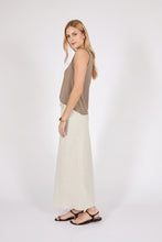 Load image into Gallery viewer, Marlow Como Linen Bias Skirt - Natural