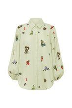 Load image into Gallery viewer, Alemais Montie Shirt - Sage Hyde Boutique