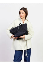 Load image into Gallery viewer, SABEN Walker Tote Black Recycled Nylon