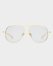 Load image into Gallery viewer, Luv Lou The Carter Sunglasses - Light Gold Sunglasses Luv Lou