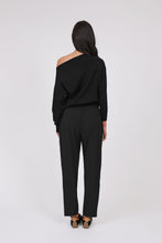 Load image into Gallery viewer, Marlow Veil Asymmetric Knit - Black