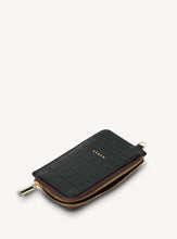 Load image into Gallery viewer, Saben Winona Card Holder - Black Croc