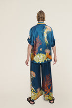 Load image into Gallery viewer, Alémais Dorian Silk Pant - Navy Hyde Boutique