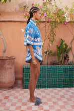 Load image into Gallery viewer, Alémais Acacia Cropped Shirt - Blue Hyde Boutique