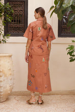 Load image into Gallery viewer, Alemais Dusty Embroidered Fitted Shirt - Rust Hyde Boutique