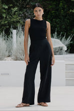 Load image into Gallery viewer, Among The Brave Guardian Pull On Wide Leg Pants - Black Linen Arriving 15 Nov Hyde Boutique
