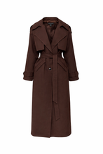 Load image into Gallery viewer, Franklin Trench Coat - Chocolate