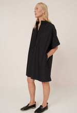 Load image into Gallery viewer, Kowtow Gallery Dress - Black Apparel > Women > Clothing > Dresses > Mini Dresses > Kowtow Hyde Boutique