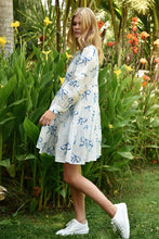 Load image into Gallery viewer, Coop by Trelise Cooper Tier-ific Dress White & Blue Hyde Boutique